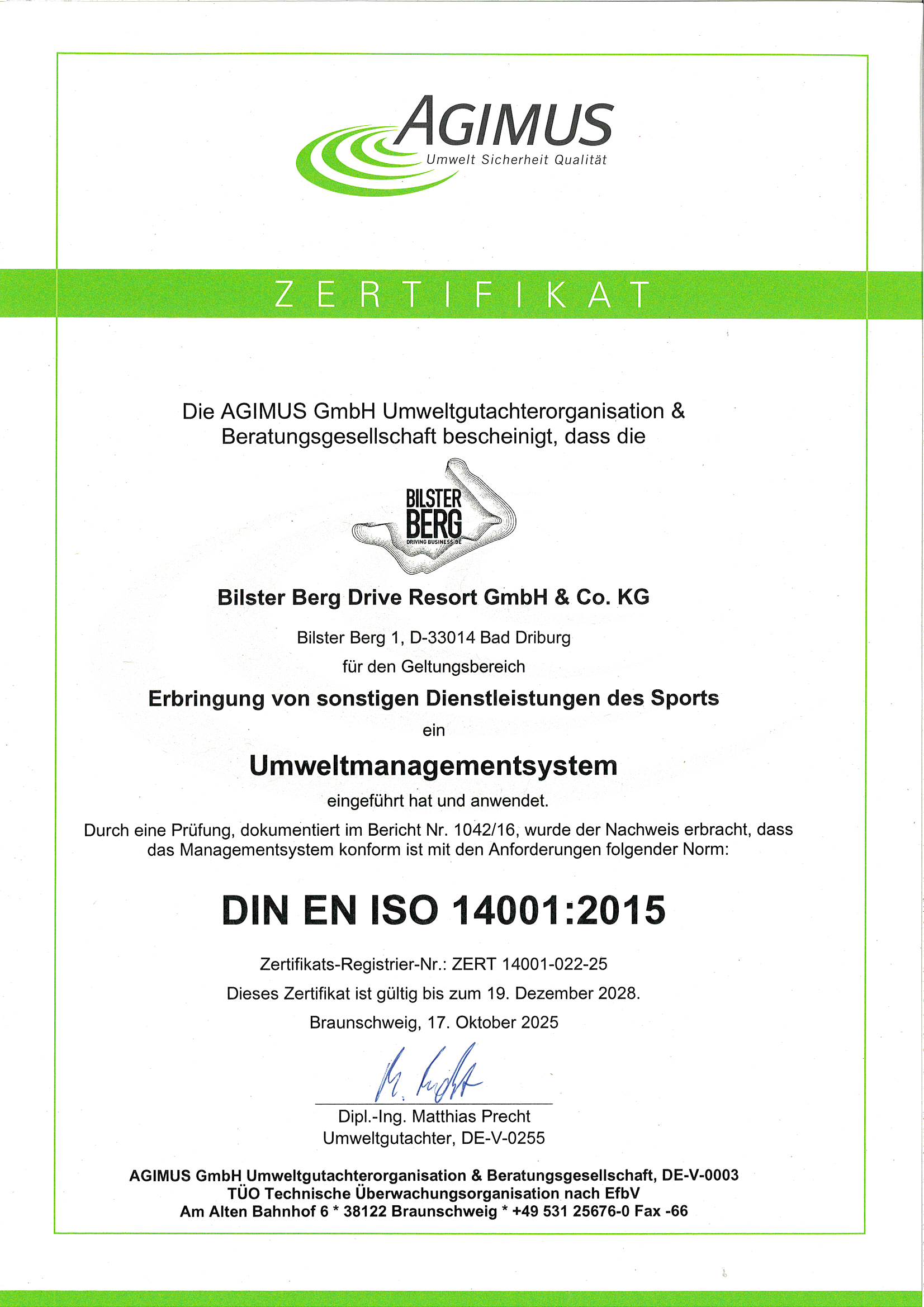 umweltmanagement-system